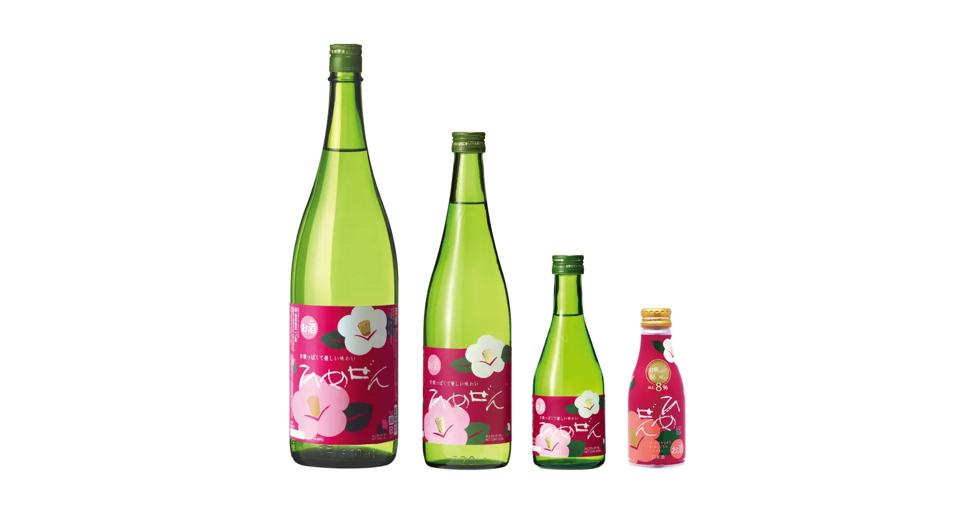 酒精度只有8%，以酸甜順口為特色的低酒精度日本酒