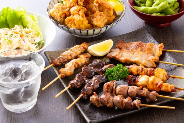 Many menu items are designed to be shared among a group.