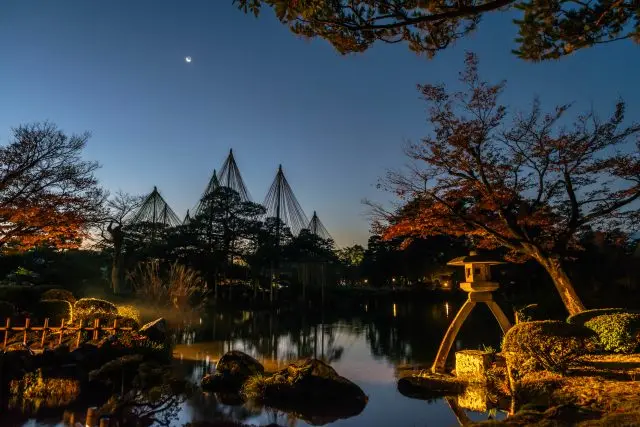 日本三大名園之一的兼六園