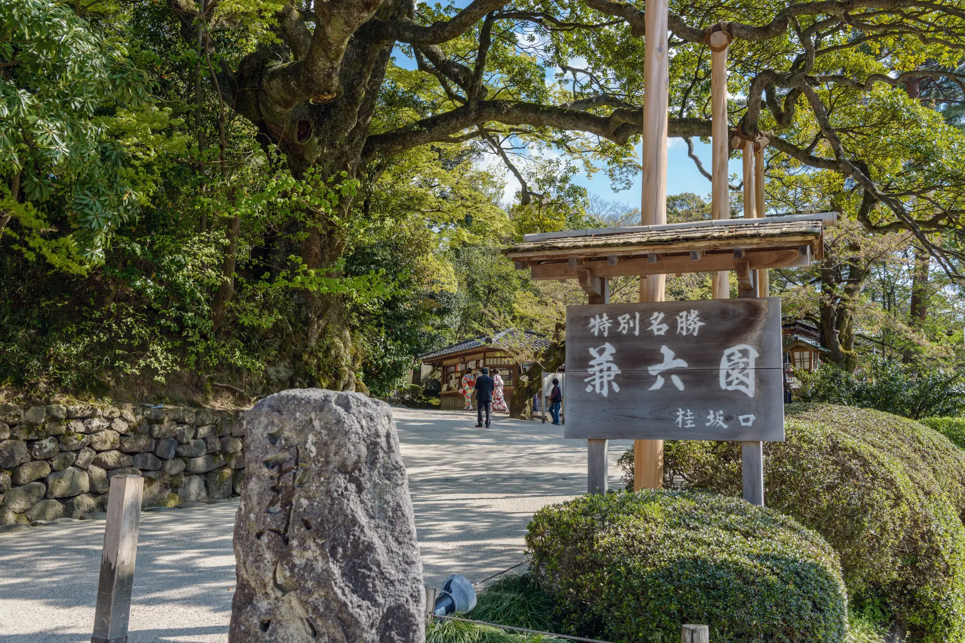 桂坂口から徽軫灯籠までは歩いてすぐ