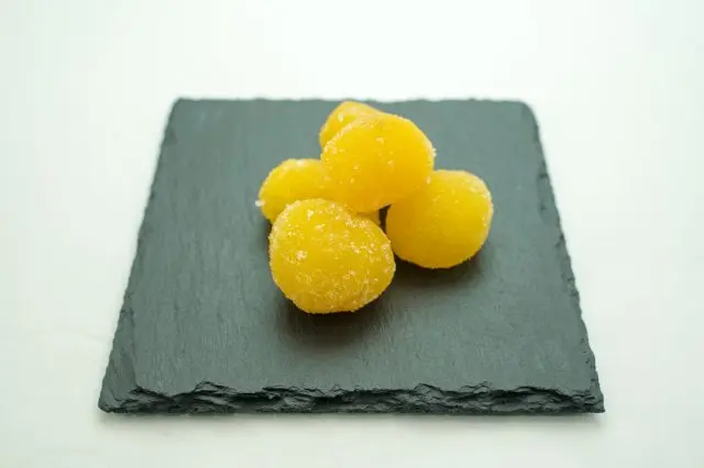 以栗子為食材的甘納豆，一般來講口感最為甘甜