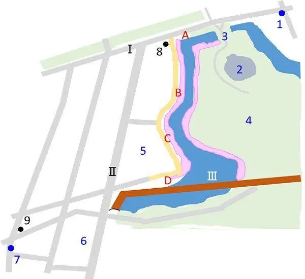 千鳥淵夜櫻賞景地圖