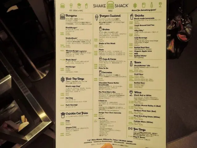 菜單不是所謂的套餐，而是各自單點