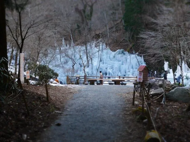 秩父小鹿野町，尾之内氷柱
