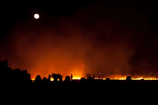 Wakayama, Shionomisaki Lighthouse’s Grass Burning