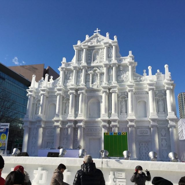 北海道札幌雪祭中令人震撼的大雪像！