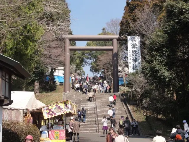 偕樂園臨時車站的站前