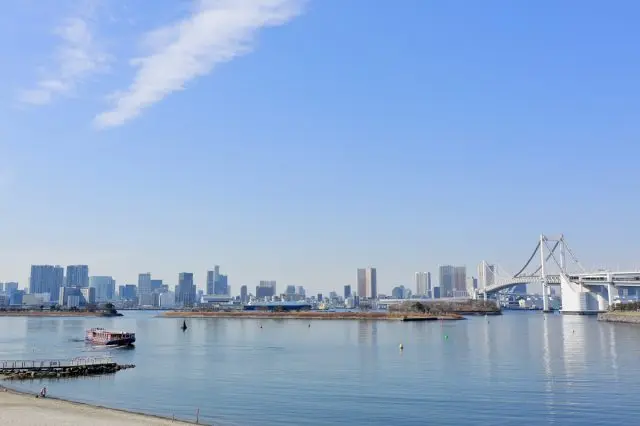 前往海灣眺望東京海吧♪　　　　