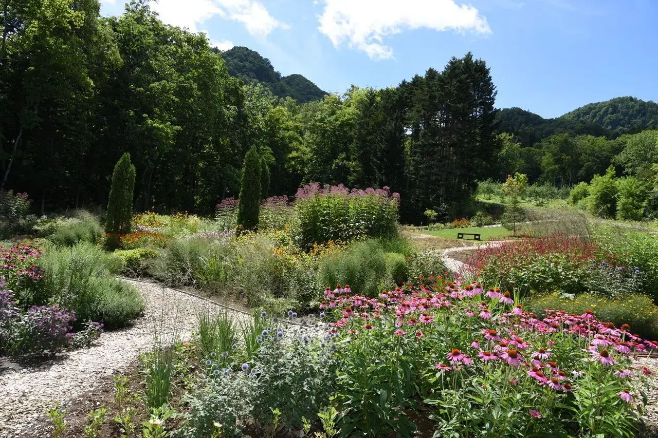 日本で唯一のオーチャードガーデンで、北海道の美味しい空気と大自然を楽しむ
