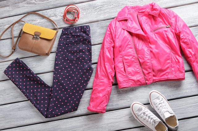 寒冷時期的服裝示意圖