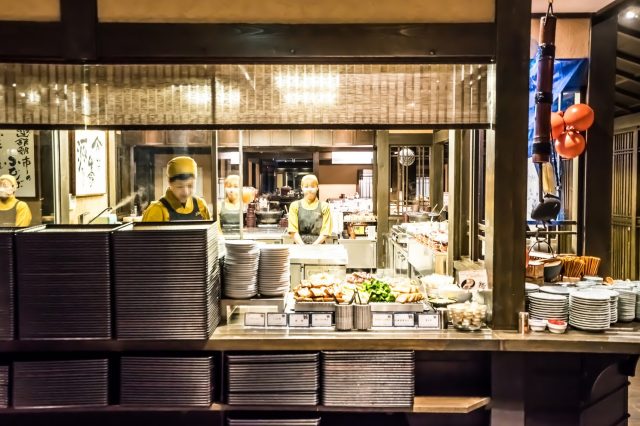 La Vista Hakodate Bay Hotel的奢華早餐