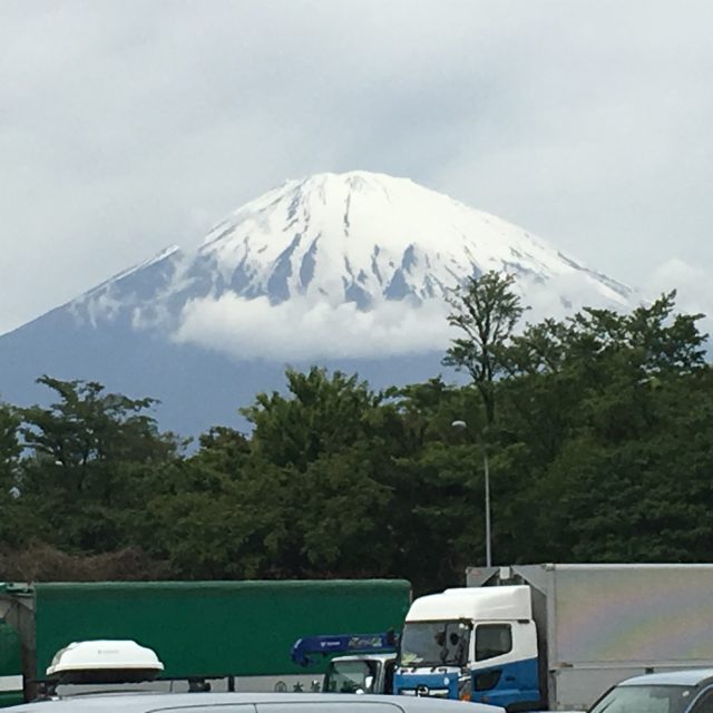 壯觀的富士山近在咫尺