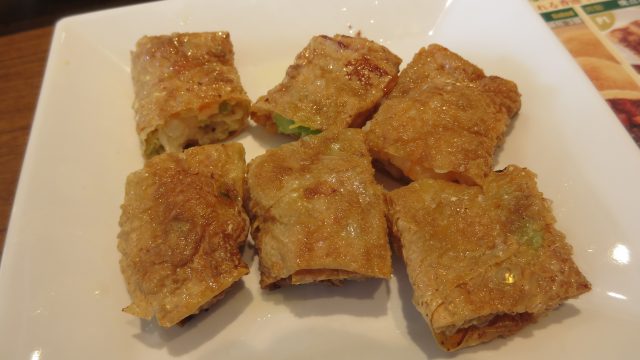 鮮蝦腐皮捲（日文：海老の湯葉春巻き） 734日圓