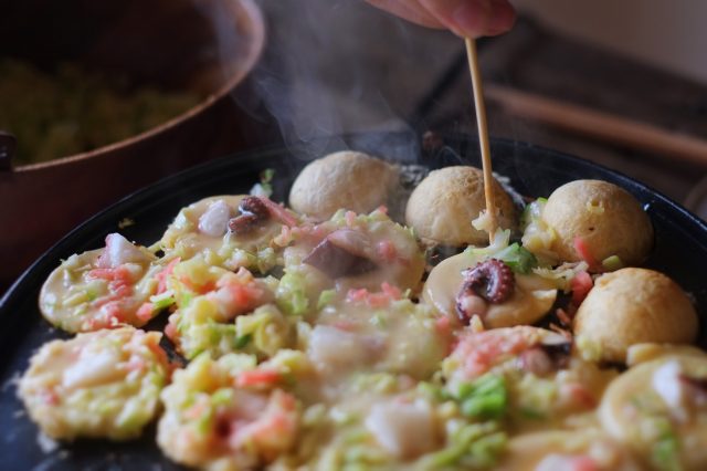 This is what do-it-yourself Takoyaki looks like!