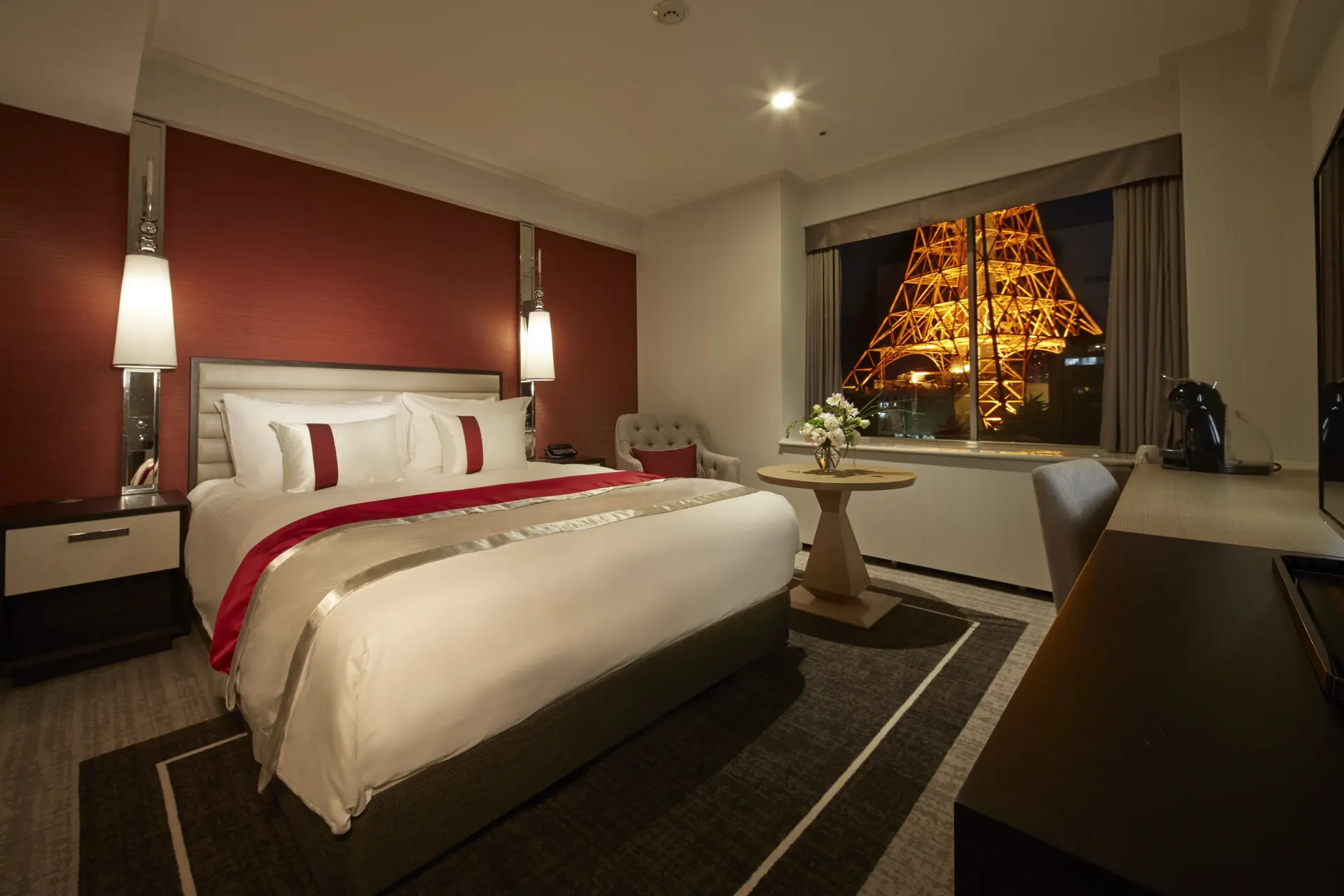 從能望見東京鐵塔的客房到豐富設施,盡享專屬奢華體驗