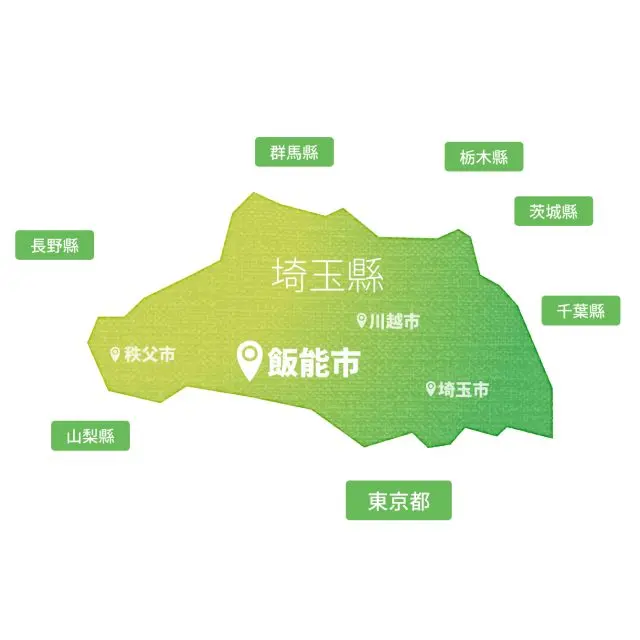 飯能市的地理位置