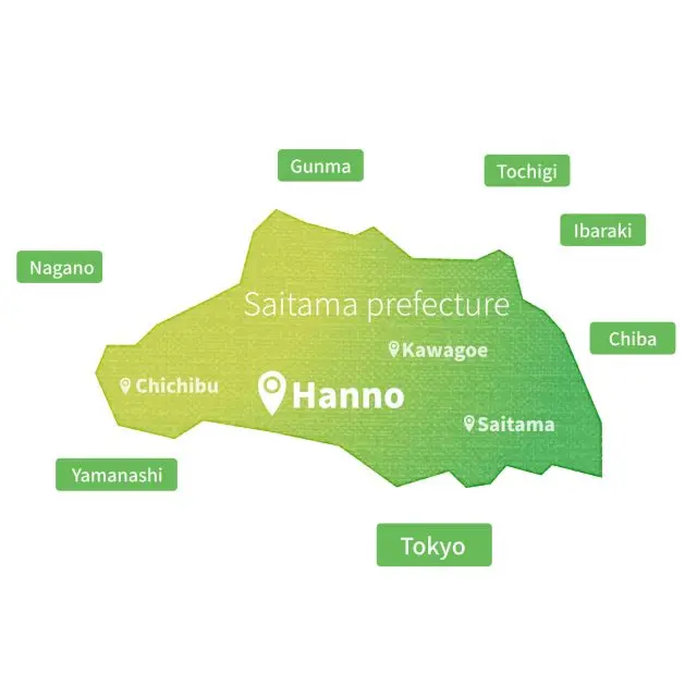 Geographical location of Hanno