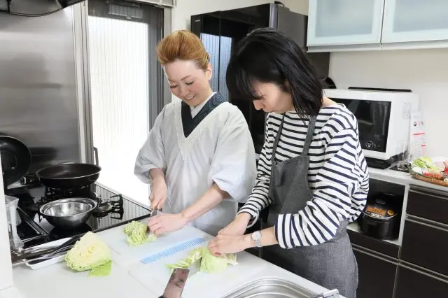 一つひとつの工程でコツを伝授してくれます。