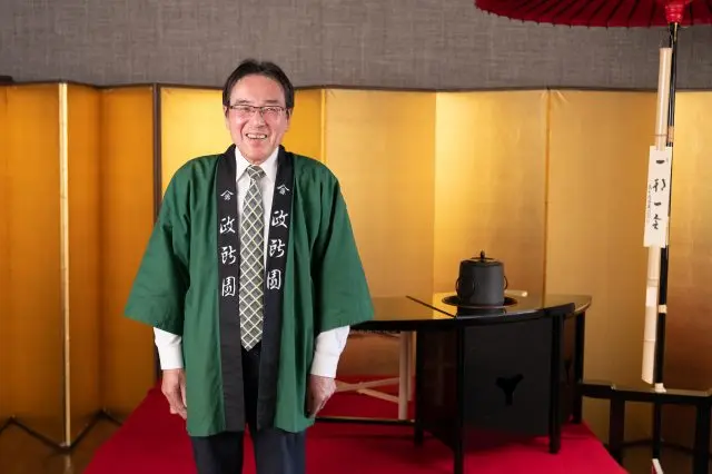 株式会社政所園代表、小椋政昭さん。