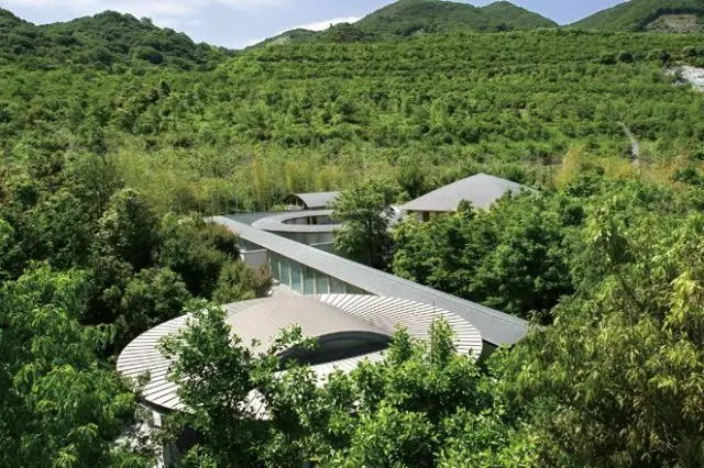 島の自然と調和する、安藤忠雄ならではの建築。