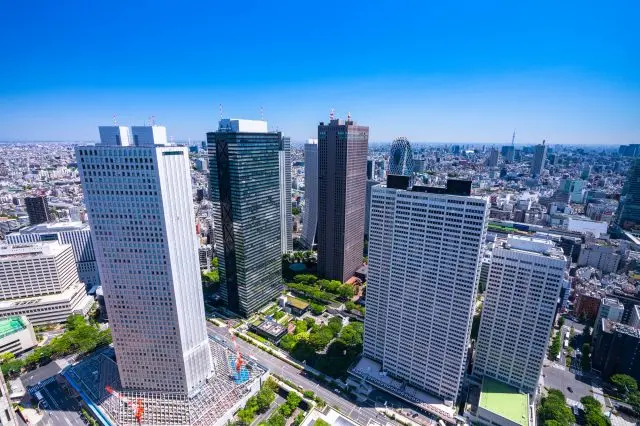 東京オペラシティー53Fからの景色