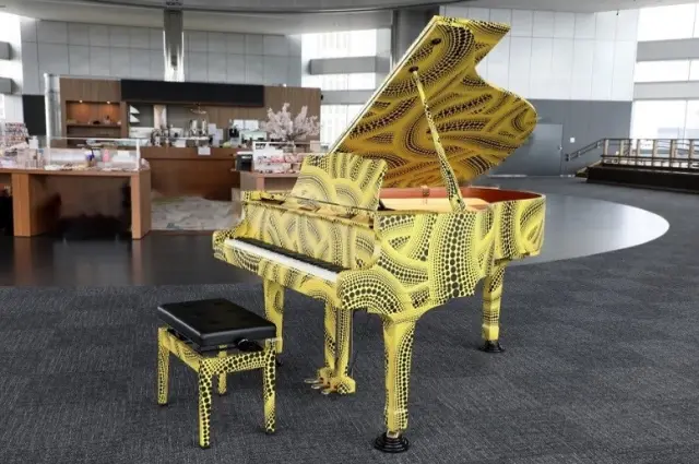 Check out its unique look! A piano in the observation deck that anyone can play