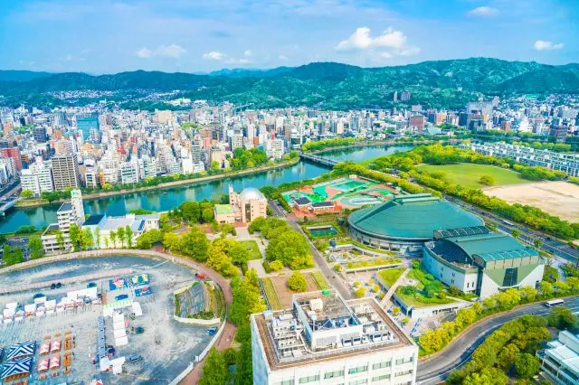 广岛市的美丽街景