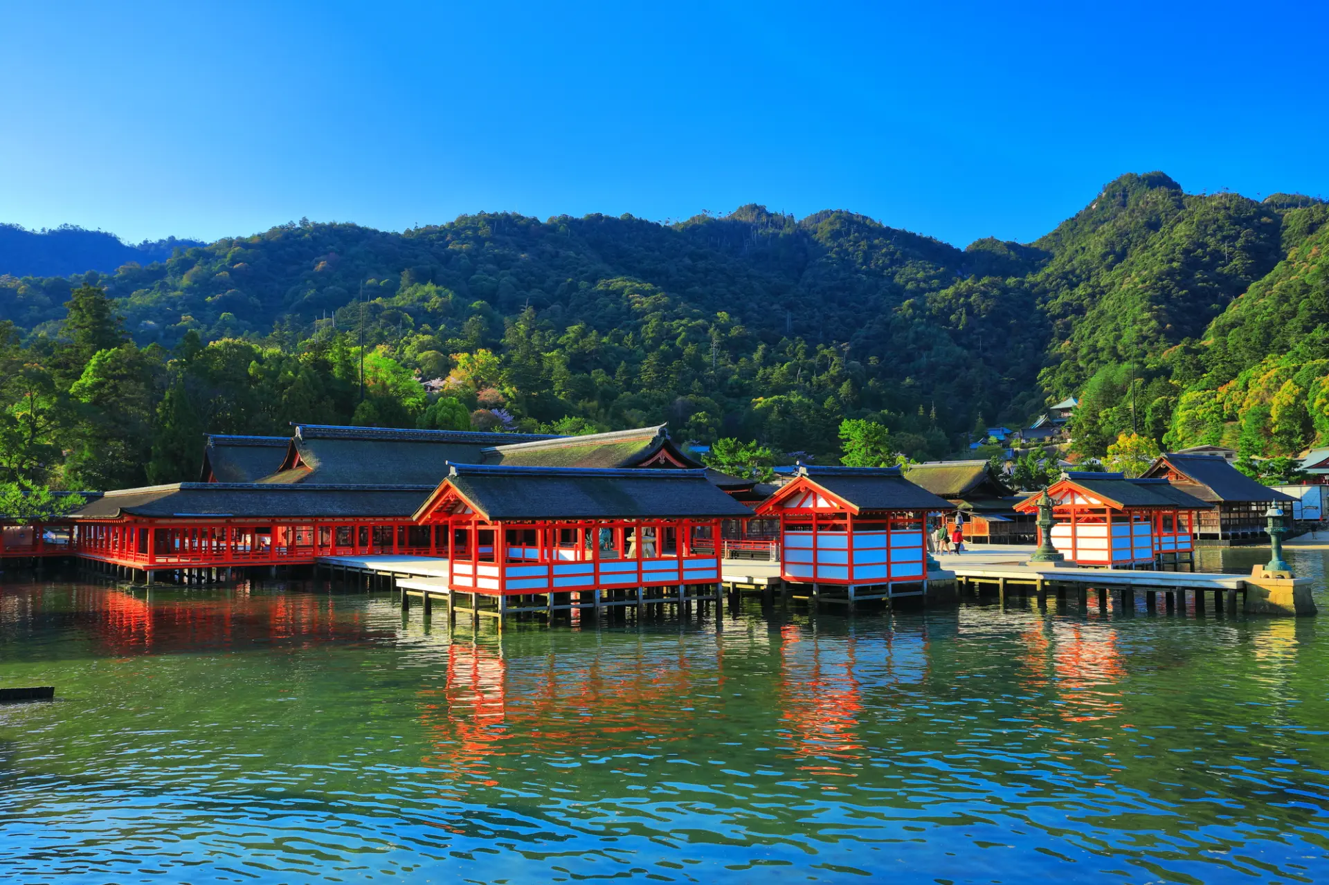 嚴島神社の美しい景観