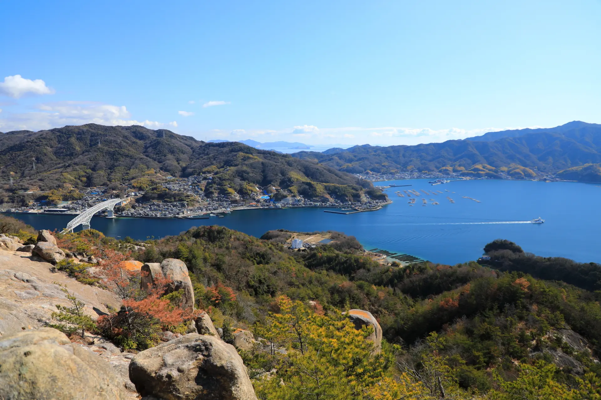 天狗岩からの瀬戸内海の絶景