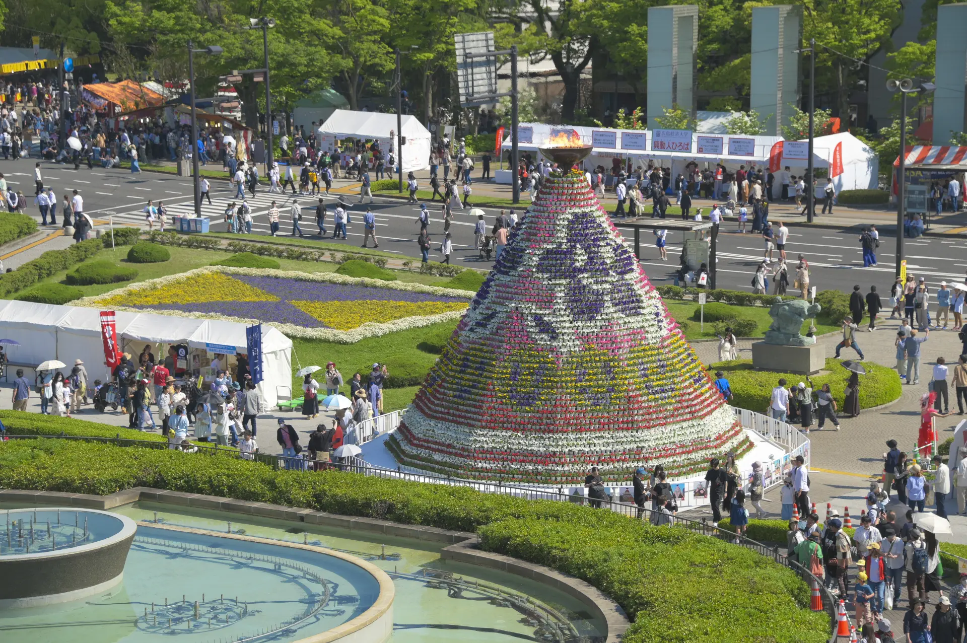 広島から世界に向けて平和を発信するイベント満載の花の祭典