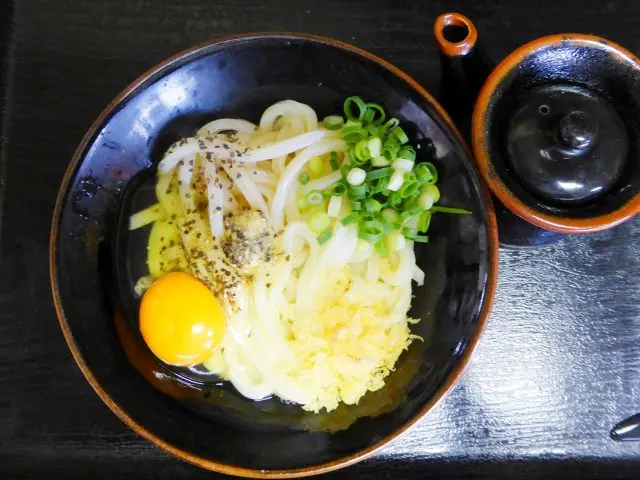 The popular kama butter udon