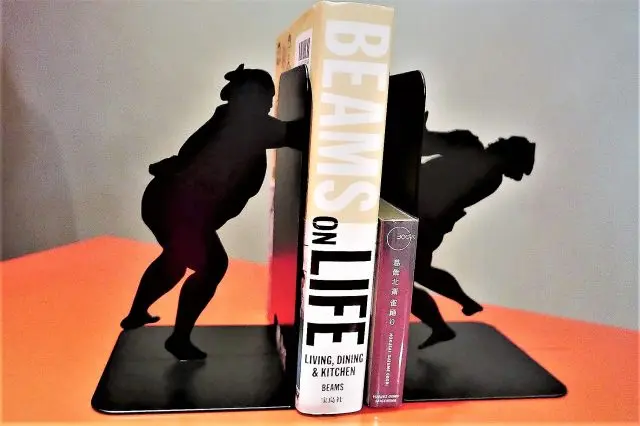 シルエットブックエンド【相撲】　/ 定価3,850円