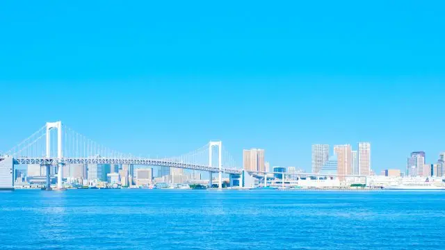 都心にありながら川に囲まれ海にも面している江東区。