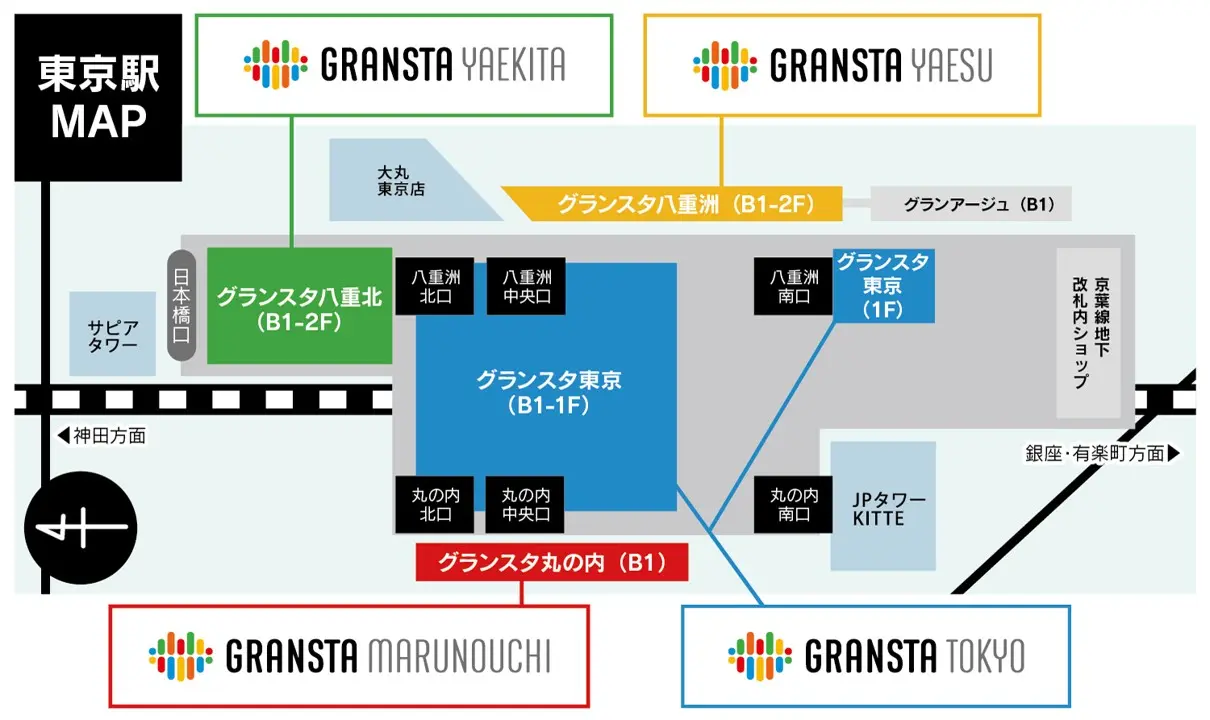東京駅マップ