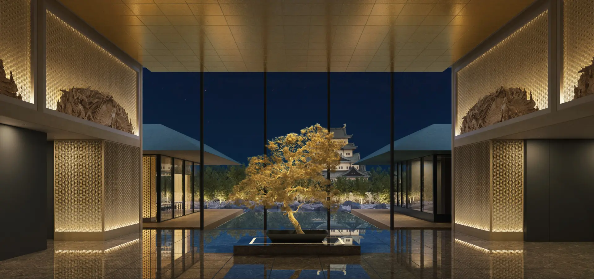 名古屋の歴史と伝統を感じられる、非日常的な空間が広がる