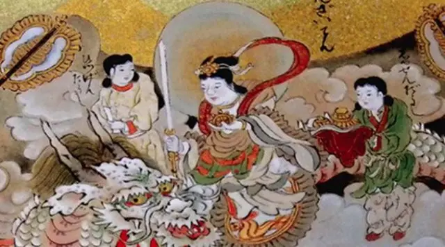 The picture scroll of “Enoshima Engi” is housed as a treasure of “Enoshima Shrine”.