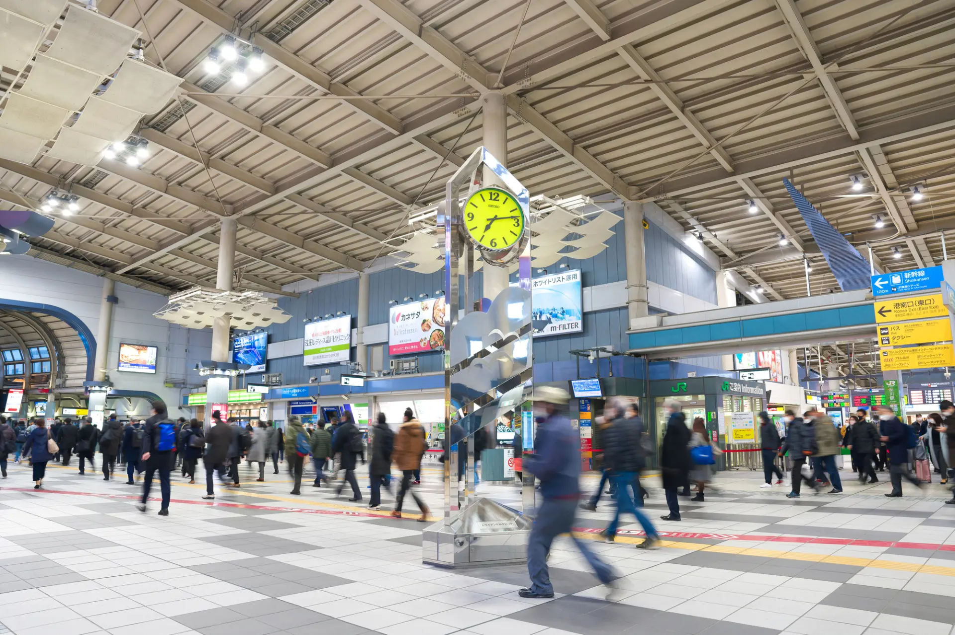 乗り換える際の移動時間も眺めに見積もっておこう