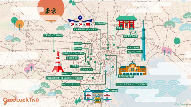 東京観光マップ