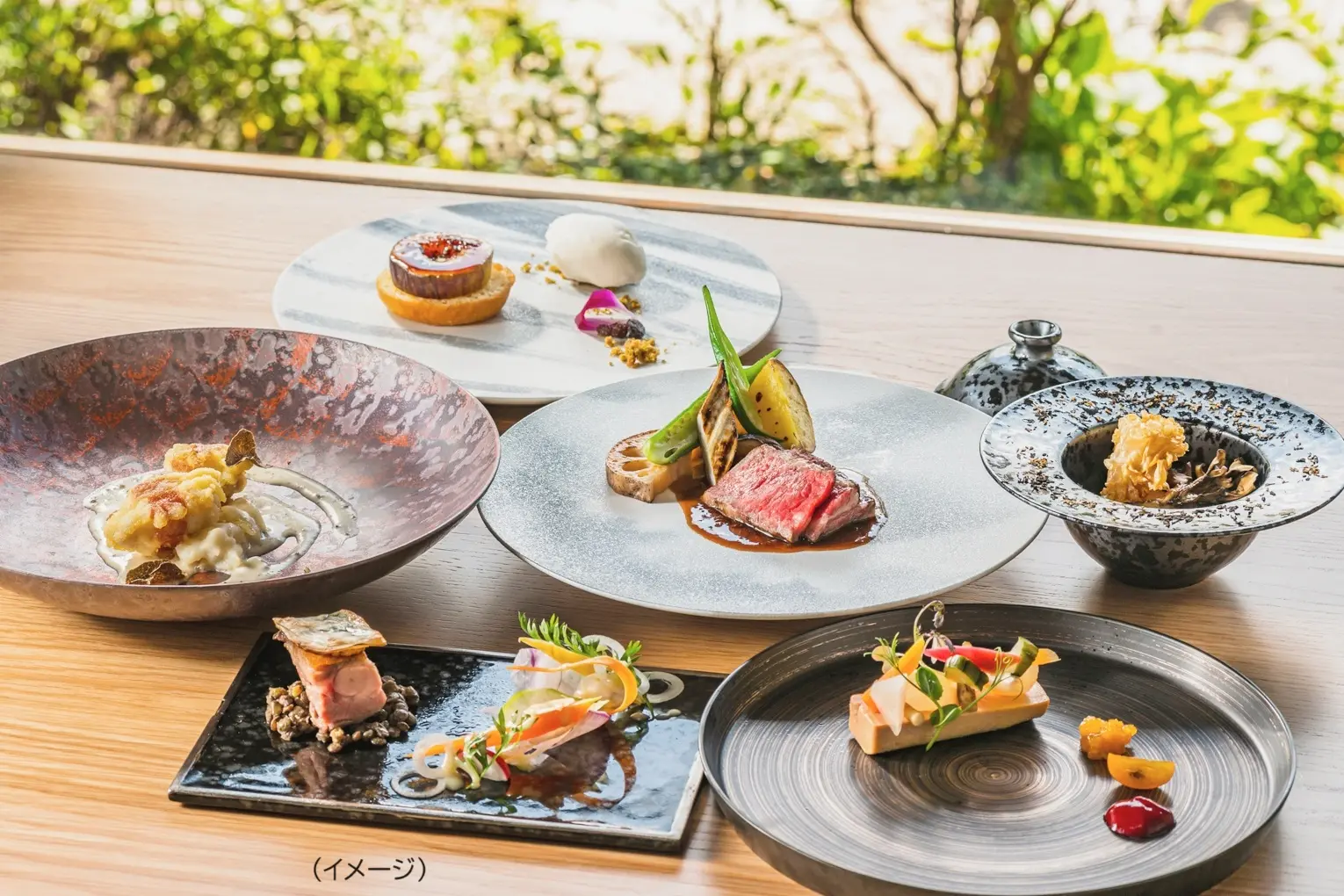 九州の食材を活かしたフレンチを味わえるのも魅力のひとつ