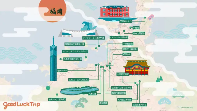 福岡観光マップ