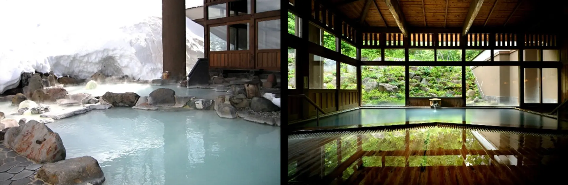 能盡享雪景與溫泉的旅宿