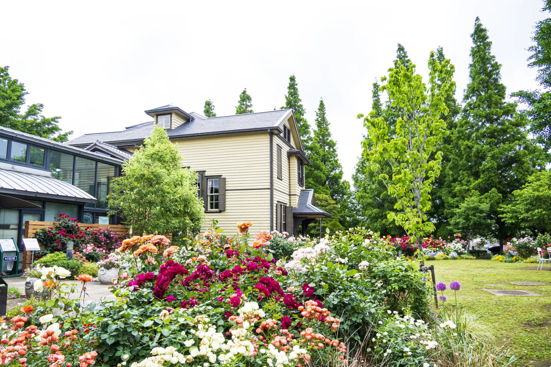 美しい庭園と洋館が点在する山手エリア