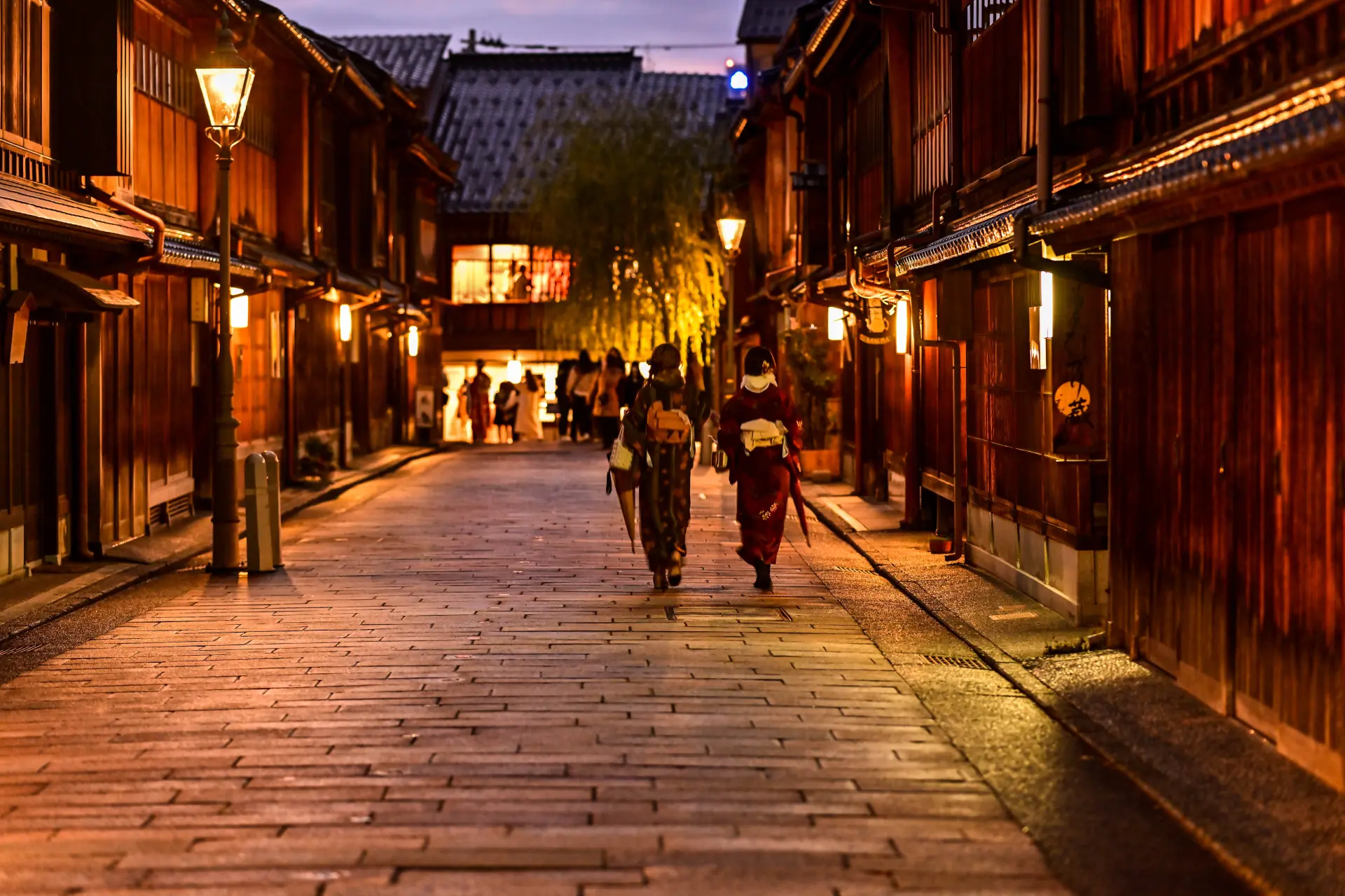 金澤古色古香的街景