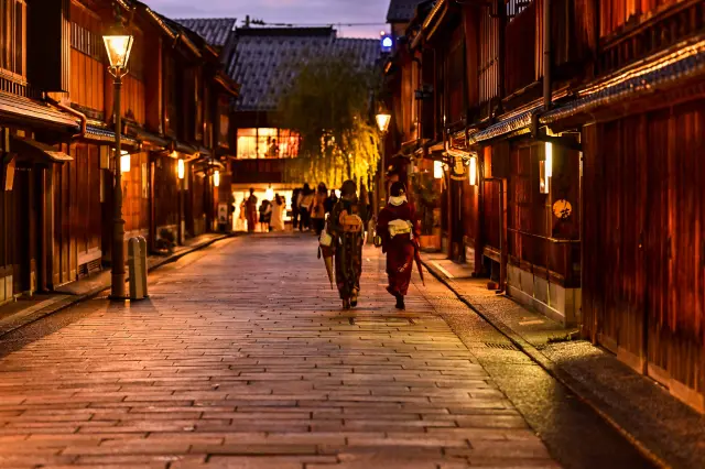 金澤古色古香的街景