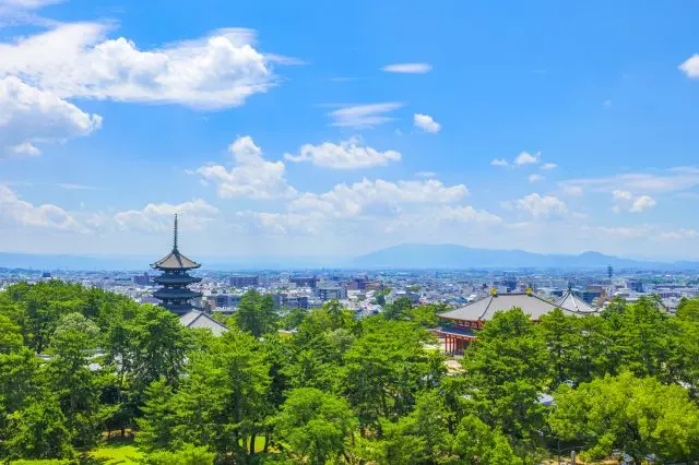 Historic and atmospheric streets of Nara