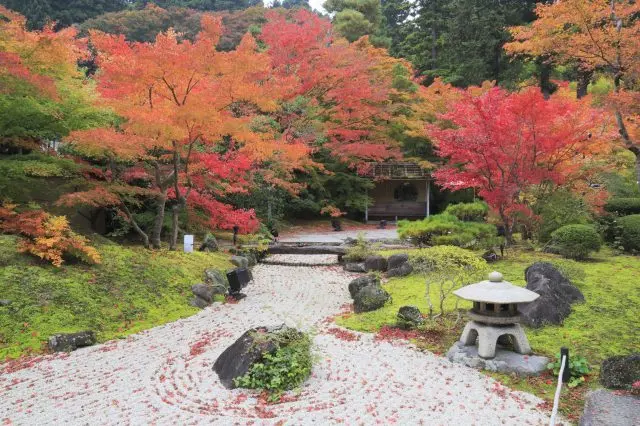 色彩绚烂的庭园相当受喜爱