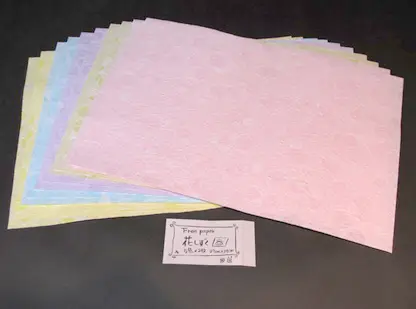 伝統家屋の残る石畳の通りにある越前和紙の店