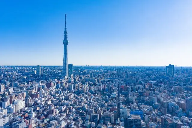 东京晴空塔的高度大约为东京塔的2倍之高