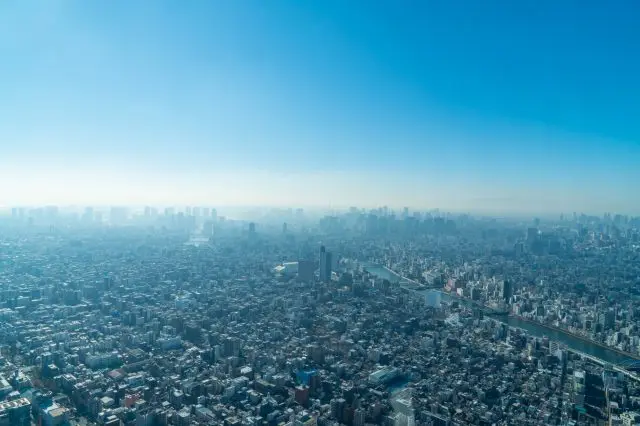 The breathtaking view of Tokyo from the Tembo Deck
