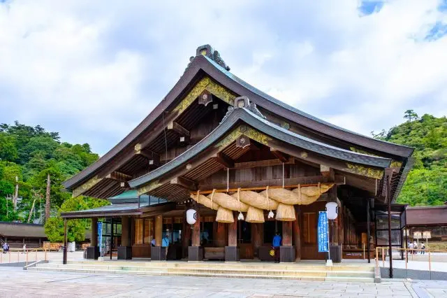 A shrine known for granting luck and love that’s also said to draw all the gods from across Japan.